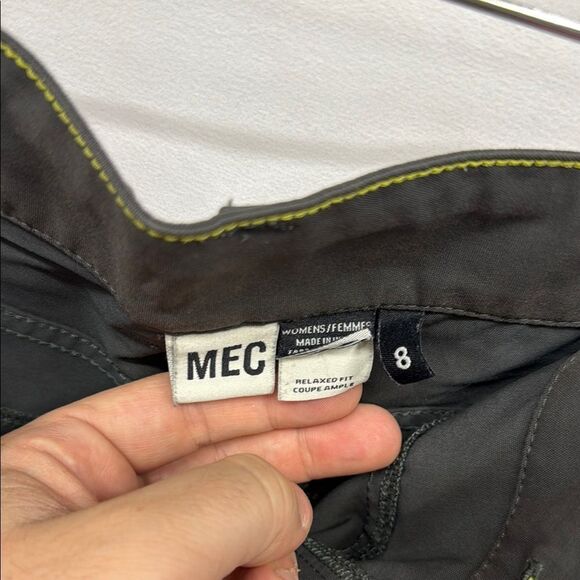 MEC Athletic Shorts Black Yellow Streamlined Fit - Picture 3 of 3